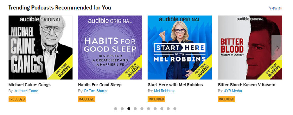 audible recommend